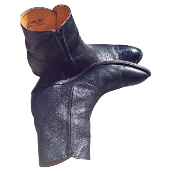 1863  boulet boots  - leather - Picture 2 of 10